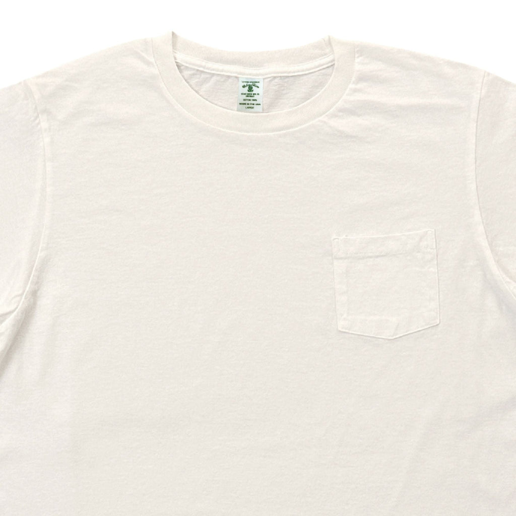Velva Sheen	Short Sleeve Crew Neck T-Shirt W/Pocket - White