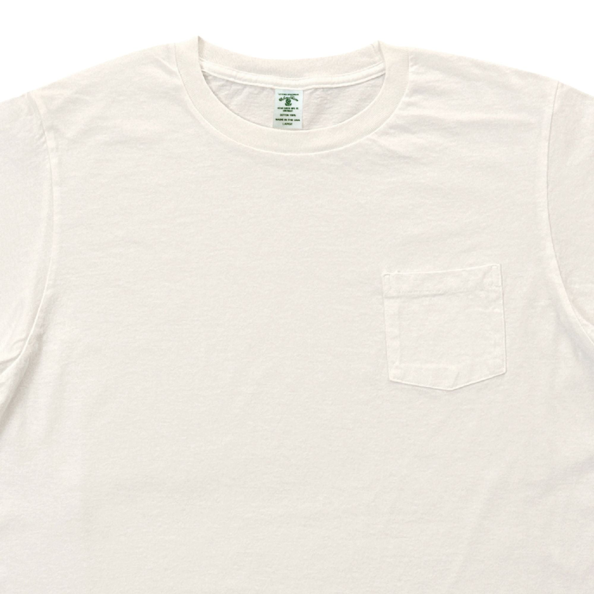 Velva Sheen	Short Sleeve Crew Neck T-Shirt W/Pocket - White