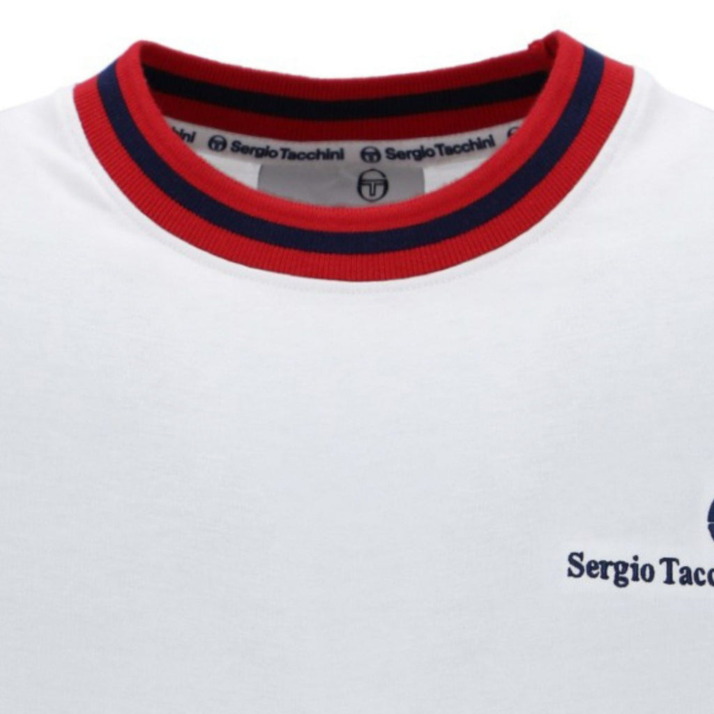 Sergio Tacchini Rainer FC T-Shirt - White/Red