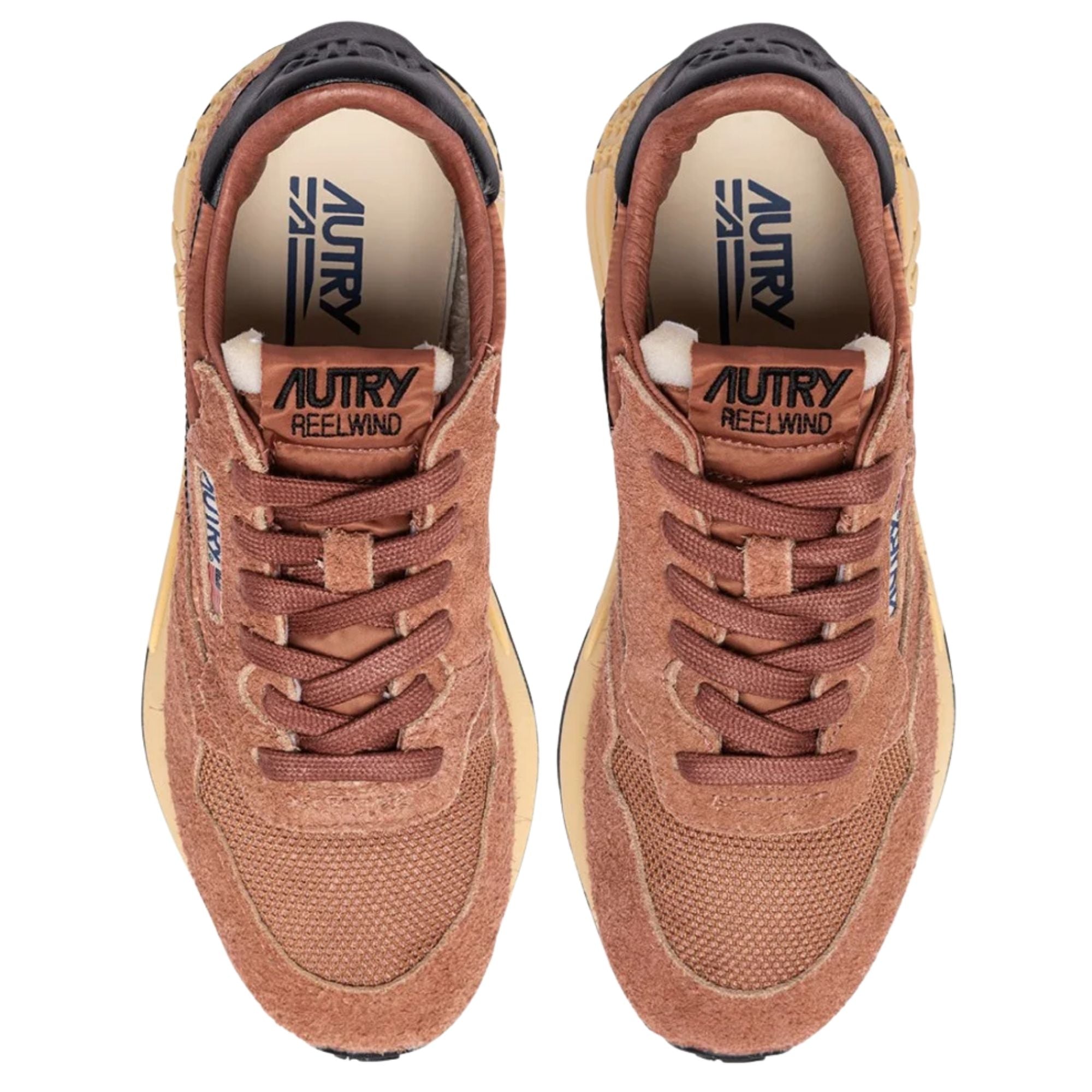 Autry Reelwind Low Sneakers - Mocha/Black
