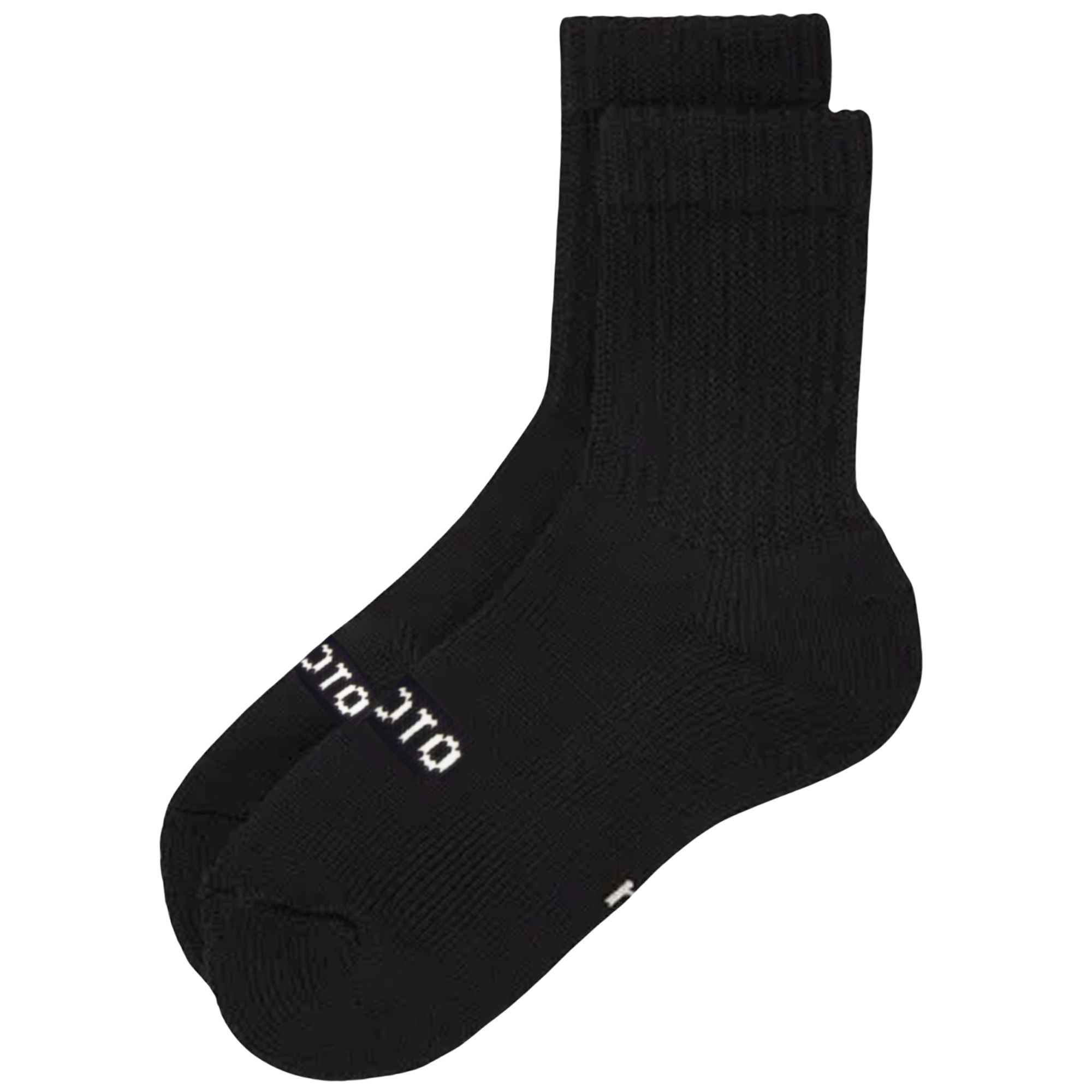 RoToTo Socks Daily 3 Pack Mini Crew Socks - Black