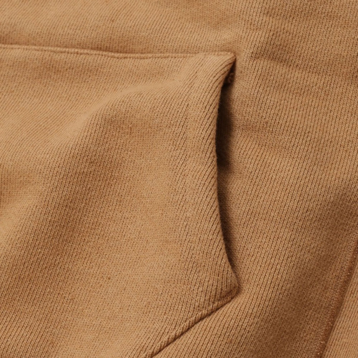 Wonder Looper Double Heavyweight French Terry Foxfibre Pullover Hoodie - Brown