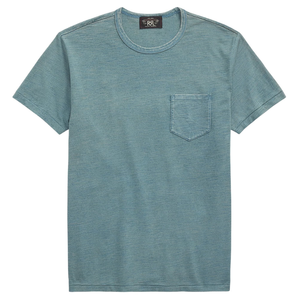 RRL by Ralph Lauren Jersey Pocket T-Shirt - Indigo Blue