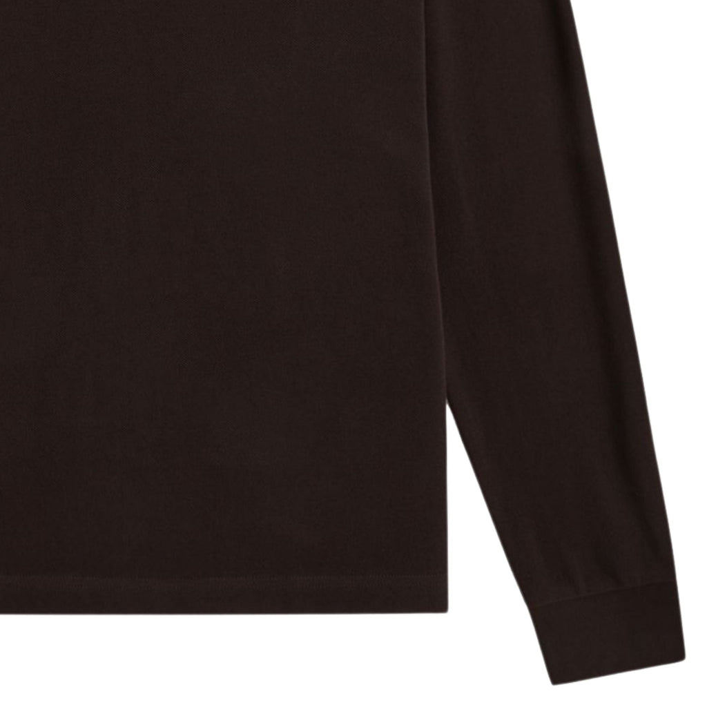 Fred Perry Long Sleeve Tipped Shirt - Rich Brown