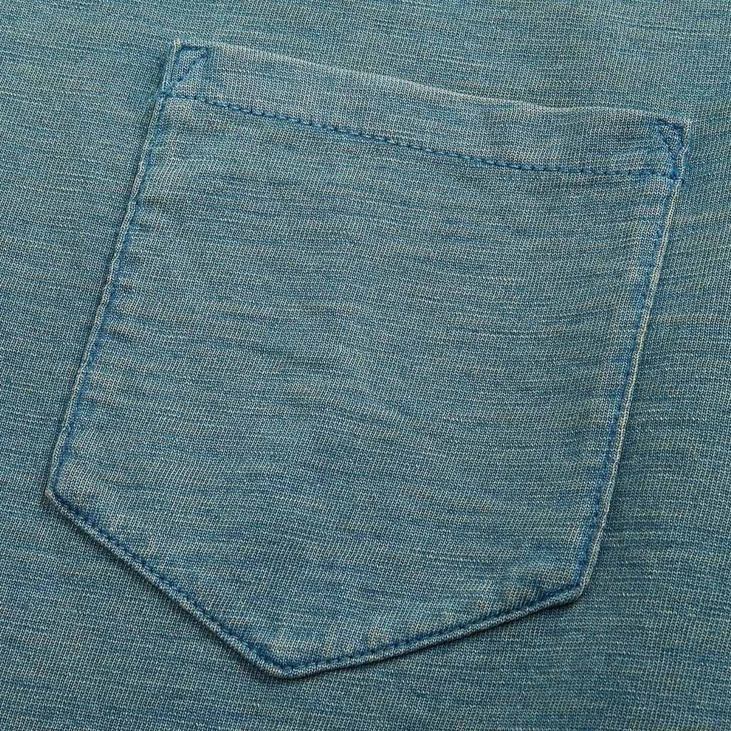 RRL by Ralph Lauren Jersey Pocket T-Shirt - Indigo Blue