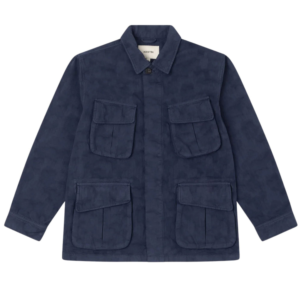 Kestin Jacquard Ripstop Cotton Tyndrum Jacket  - Navy