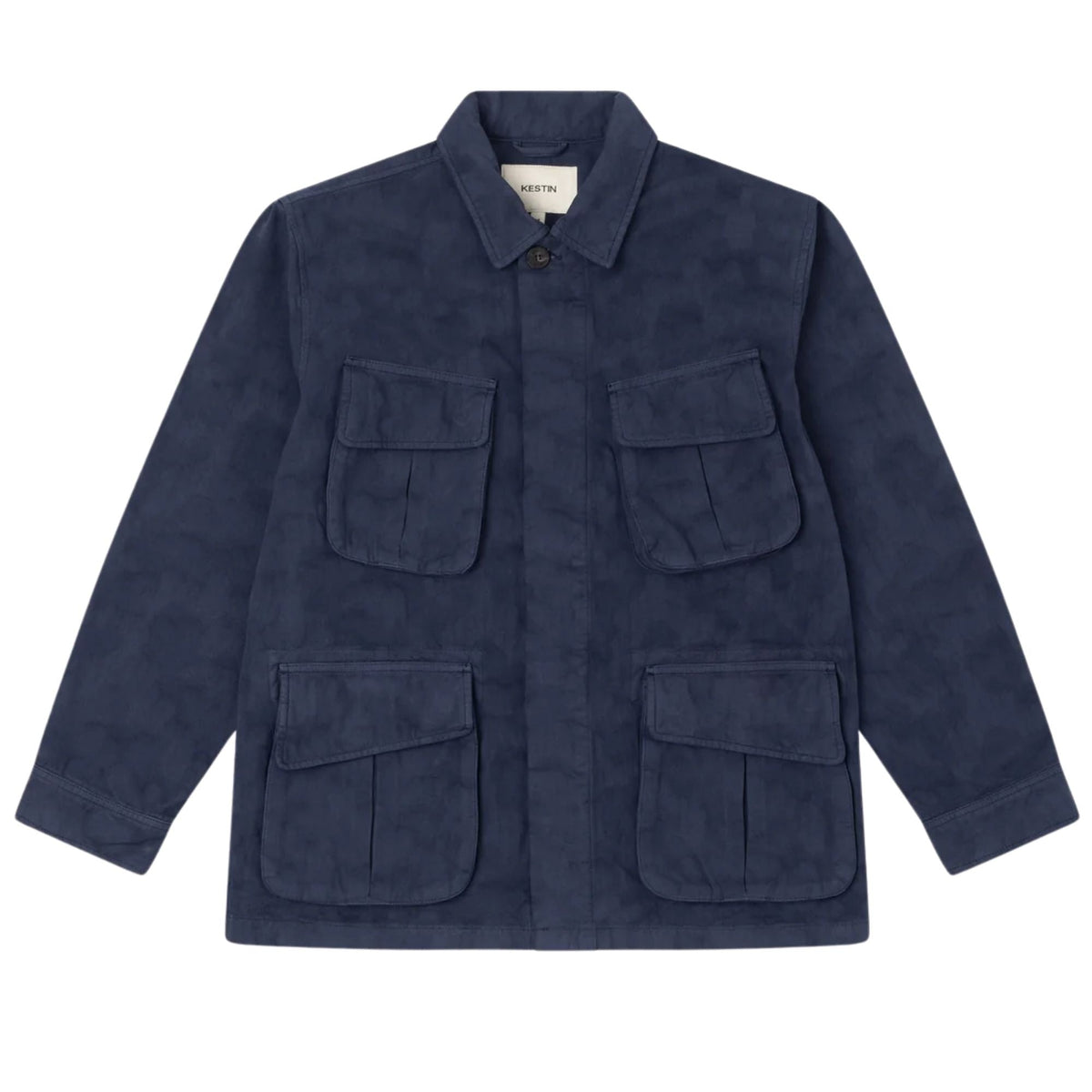 Kestin Jacquard Ripstop Cotton Tyndrum Jacket  - Navy
