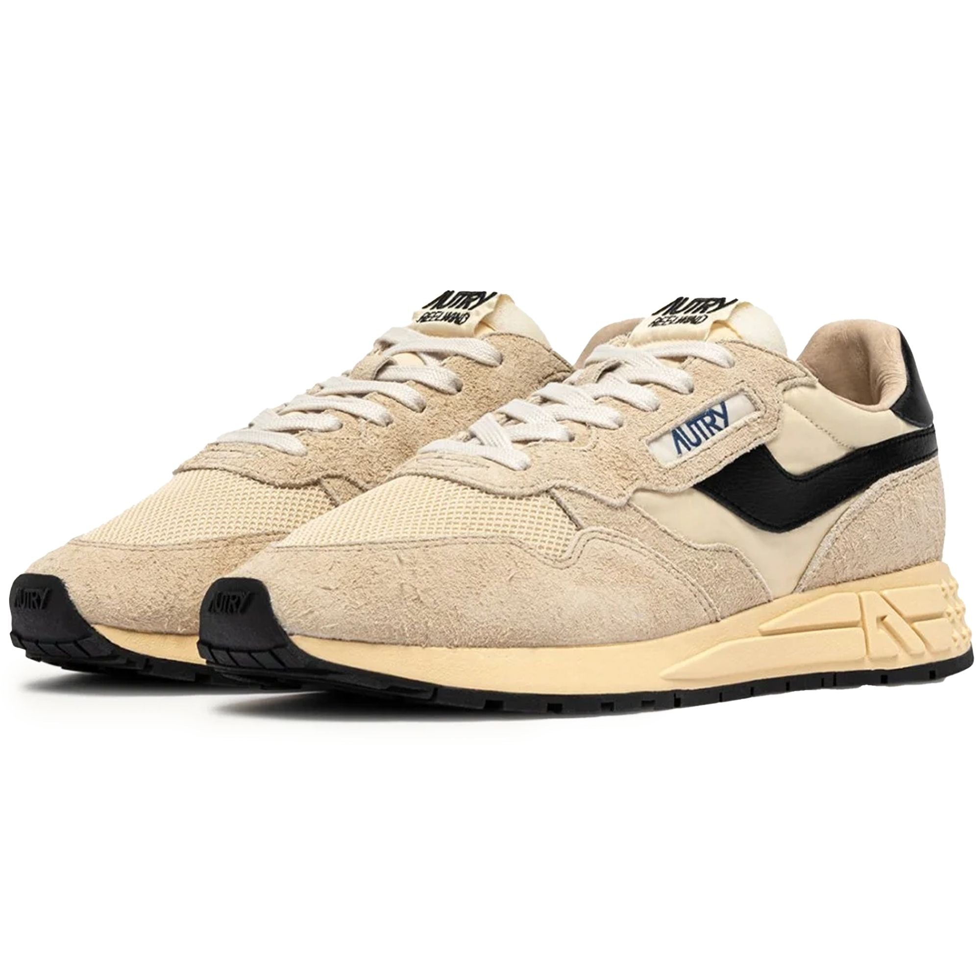Autry Reelwind Low Sneakers - Ecru/Black