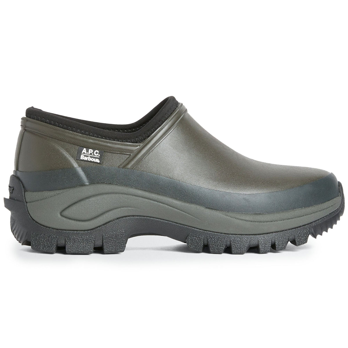 Barbour x A.P.C Clog - Dark Sage