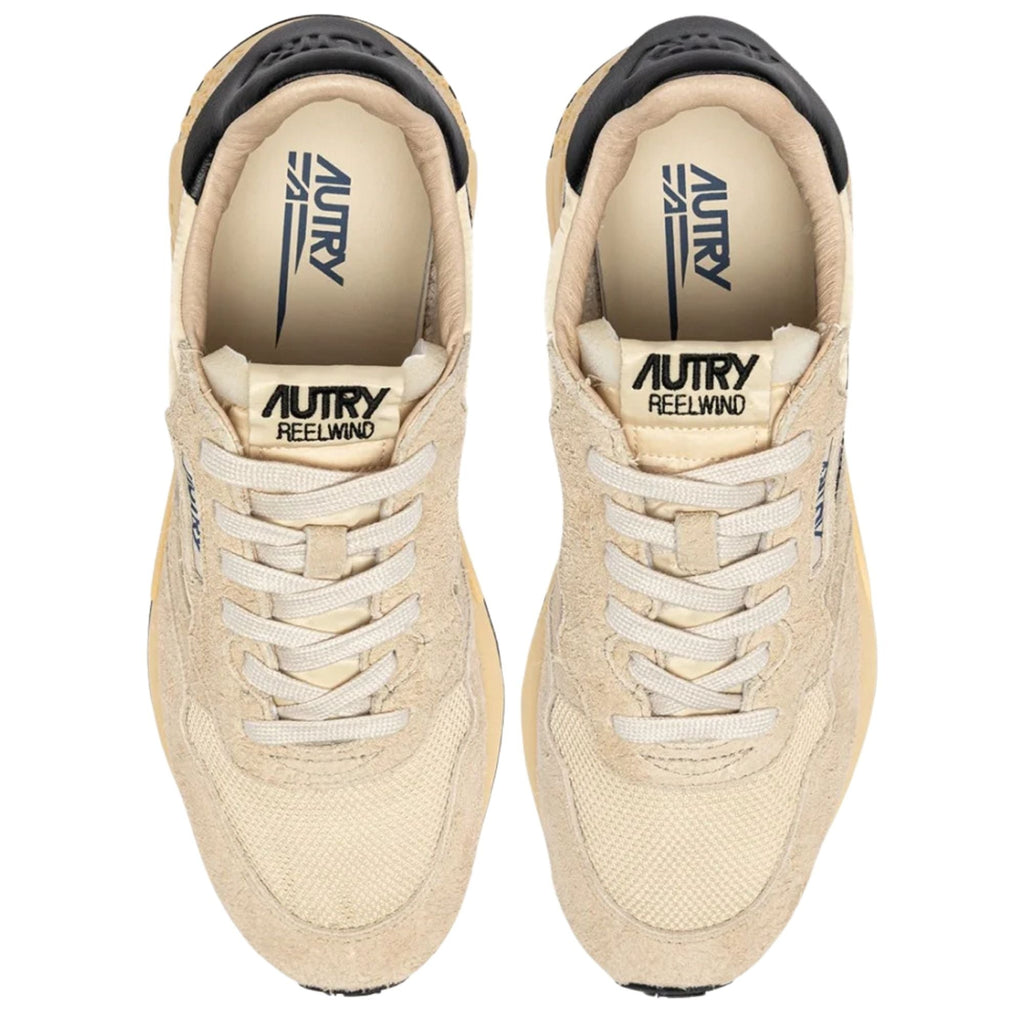 Autry Reelwind Low Sneakers - Ecru/Black