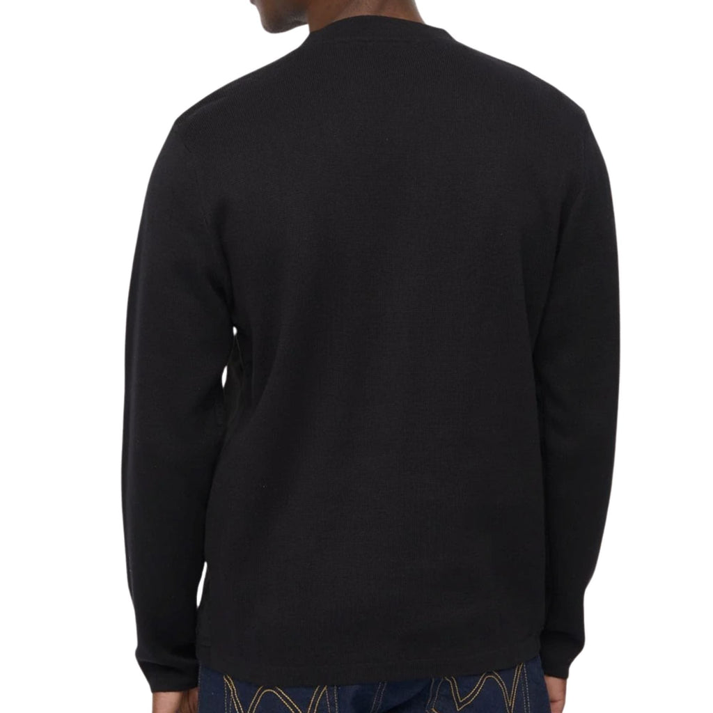 Gabicci Vintage Hurst Long Sleeve Knit Cardigan - Black
