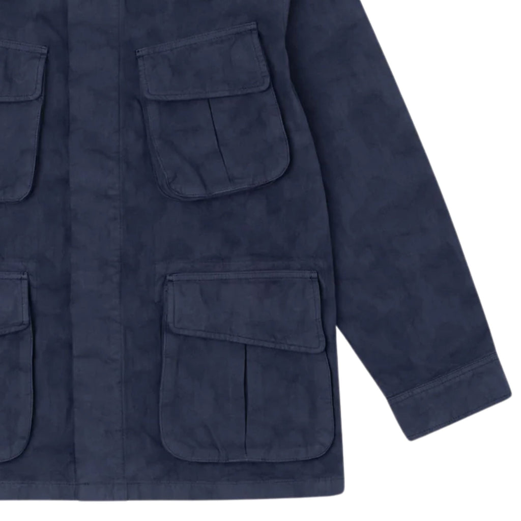 Kestin Jacquard Ripstop Cotton Tyndrum Jacket  - Navy