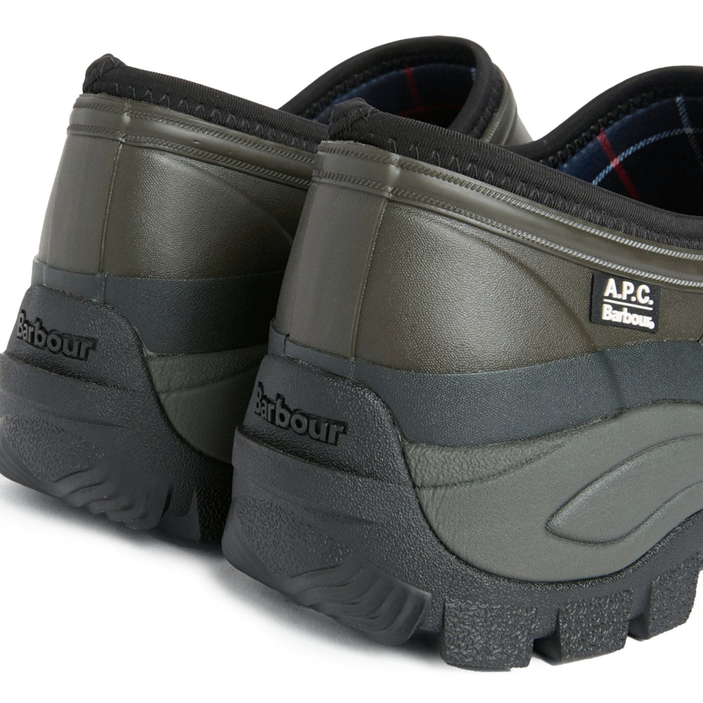 Barbour x A.P.C Clog - Dark Sage