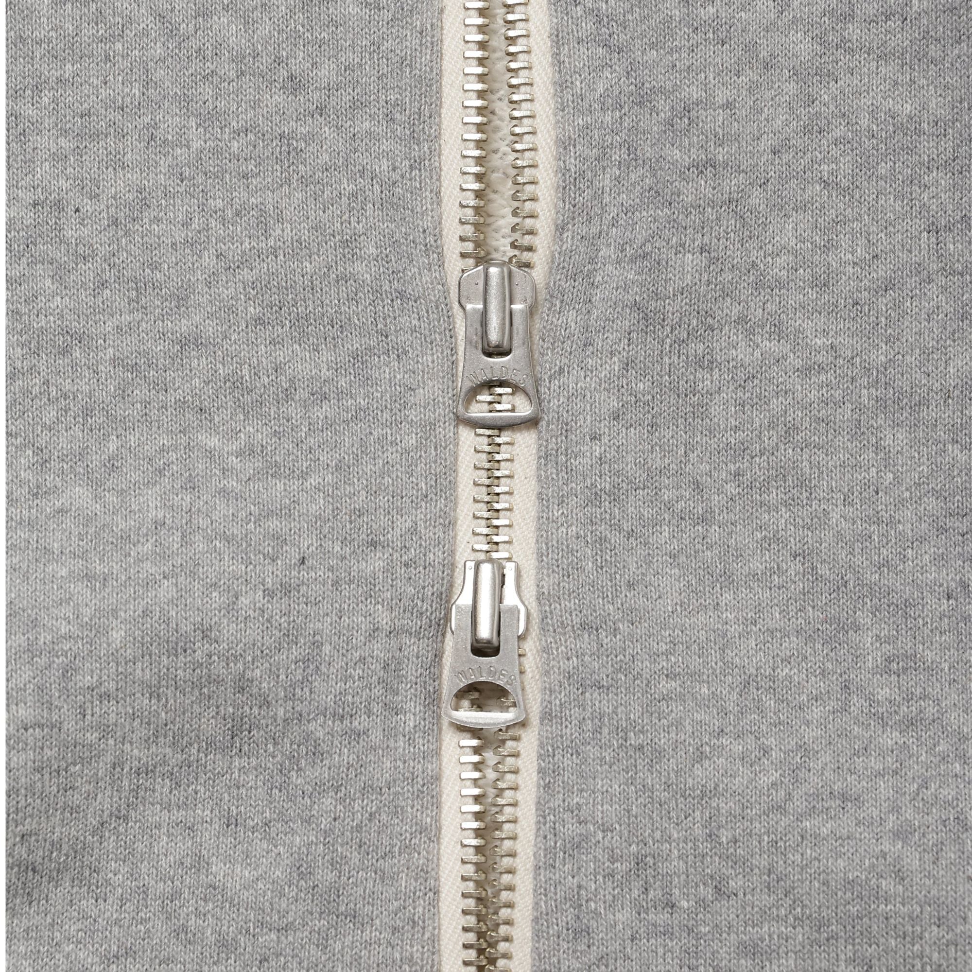 Wonder Looper Zip Hoodie Super Looper French Terry - Heather Grey