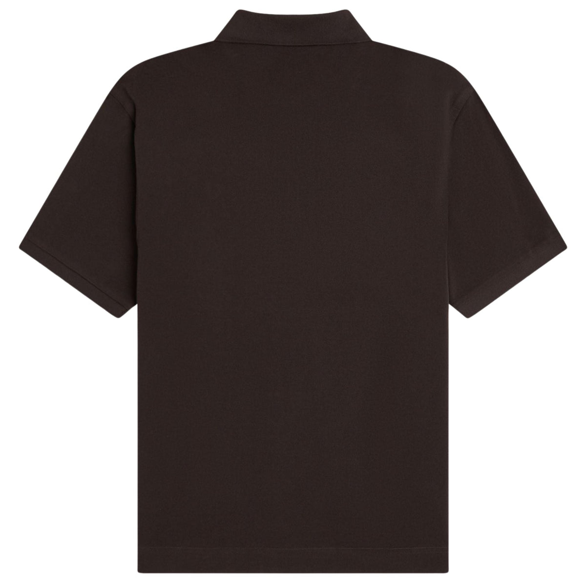 Fred Perry Tennis Net Tape Polo Shirt - Rich Brown