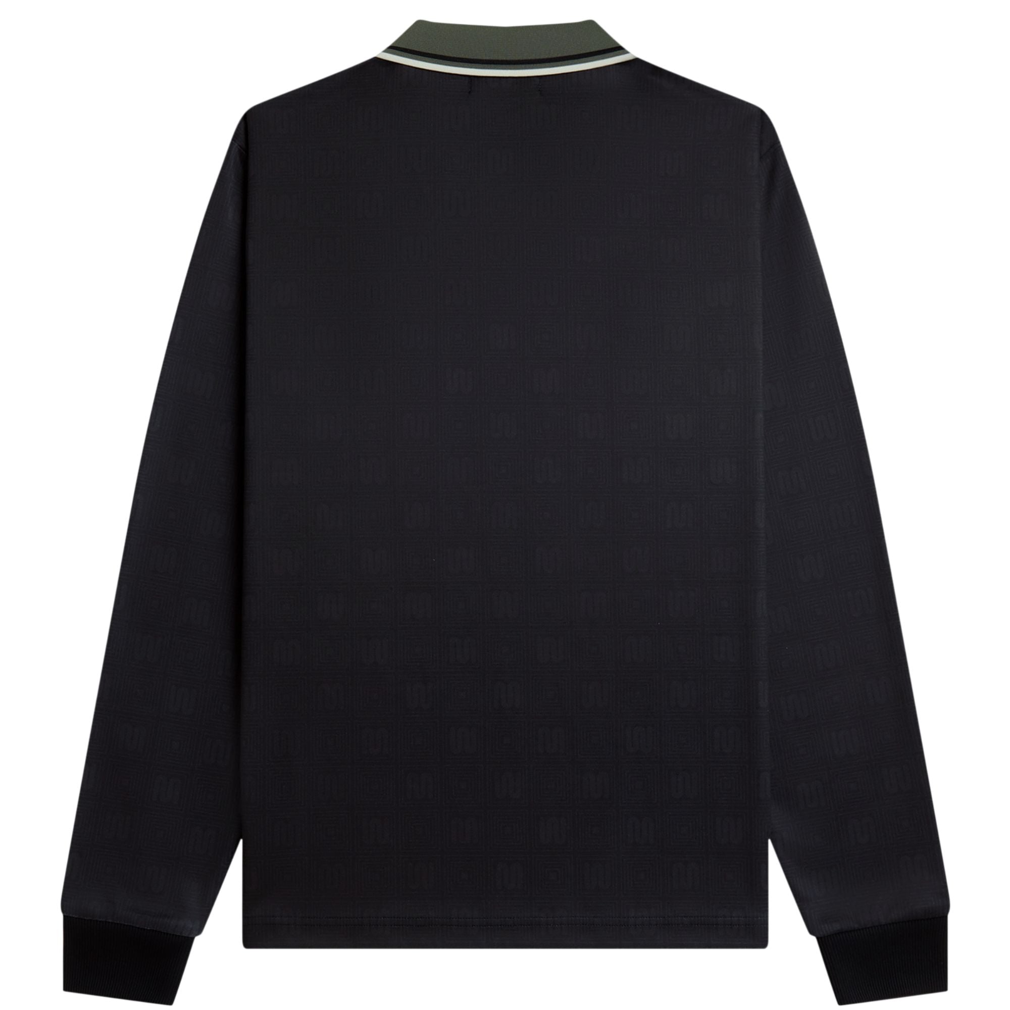 Fred Perry x Meyba Long Sleeve Polo Shirt - Black