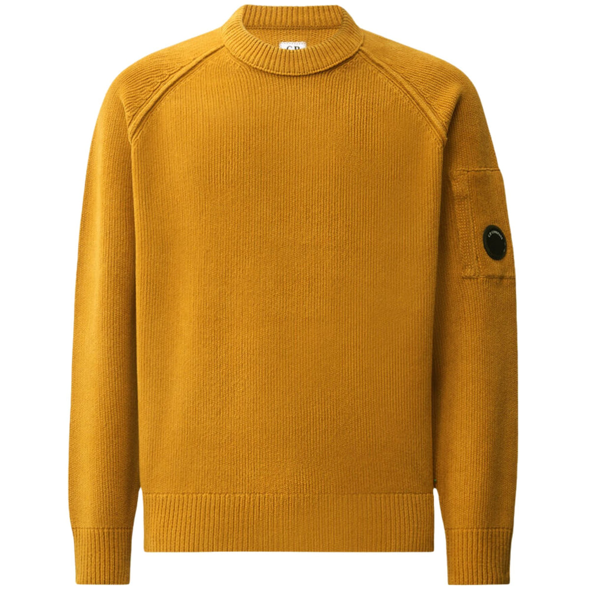 C.P Company Chienille Cotton Knitwear Crewneck Jumper - Buck Thorn Brown