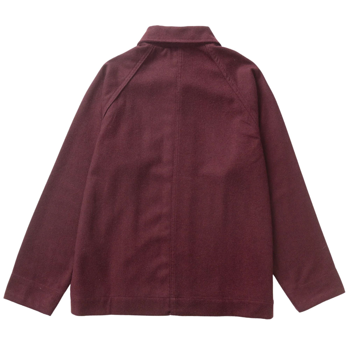 Service Works Flannel FOH Overshirt - Burgundy