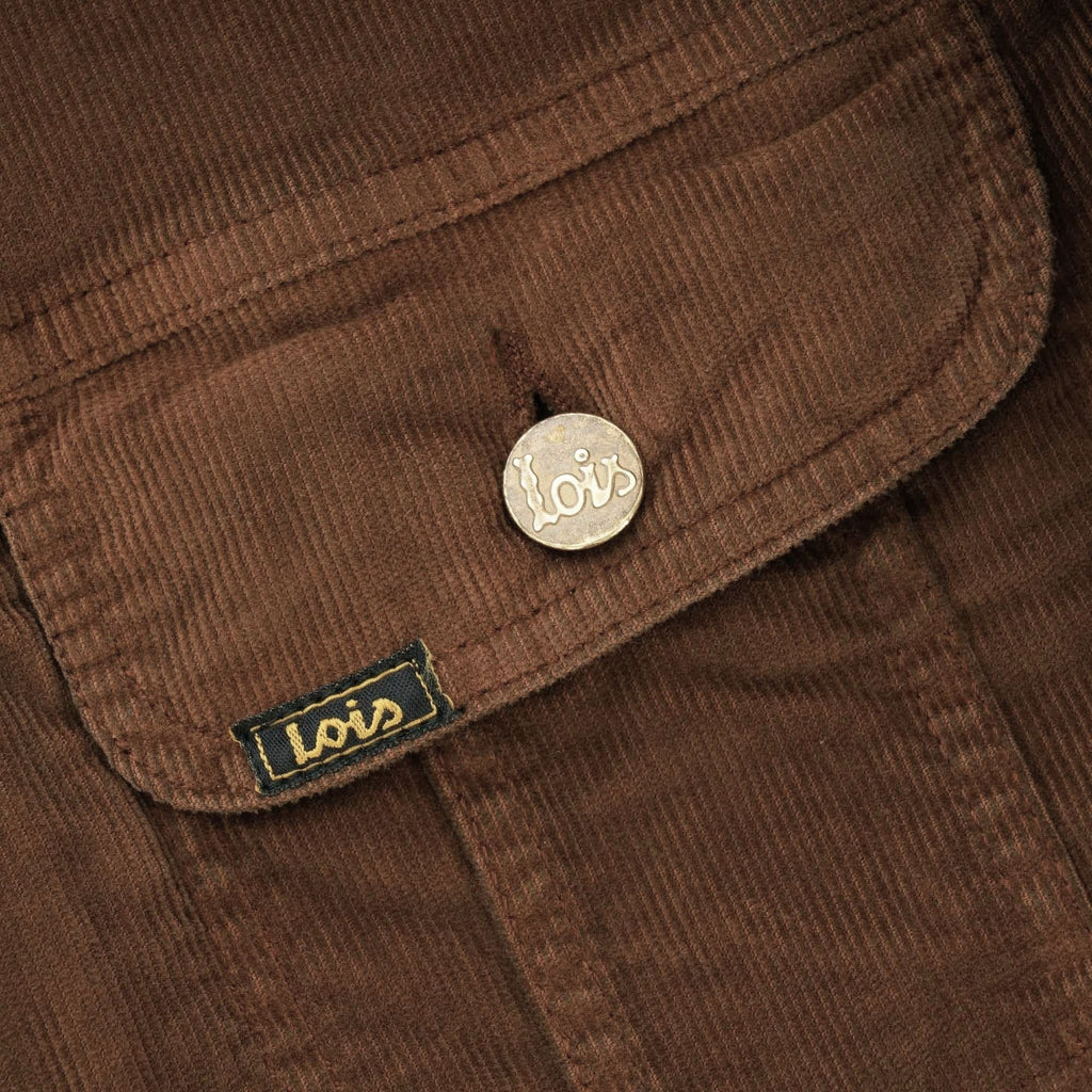 Lois Jeans Tejana Thin Cord Jacket - Brown