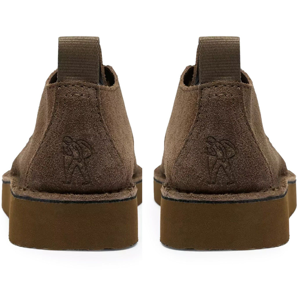 Clarks Originals Desert Treck Shoes - Dark Olive Suede