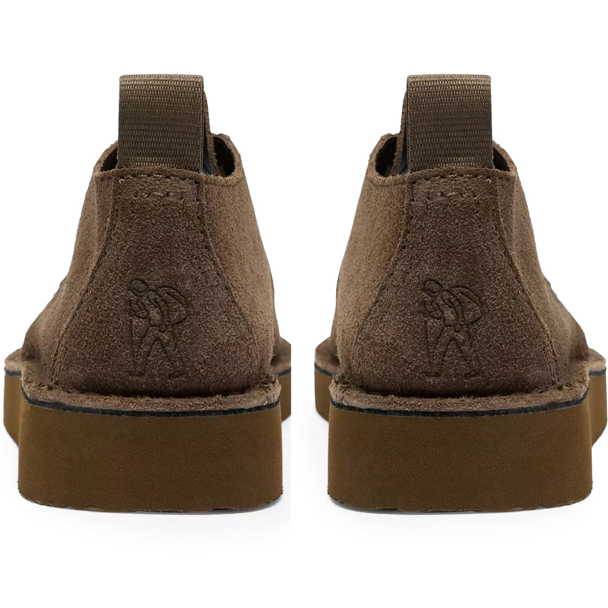 Clarks Originals Desert Treck Shoes - Dark Olive Suede