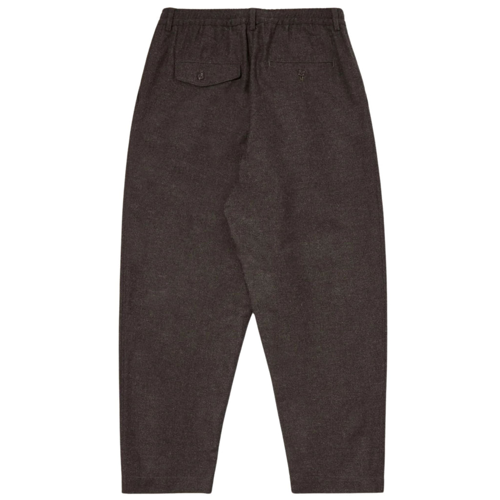 Universal Works Pleated Track Pant Recycled It Tweed - Brown
