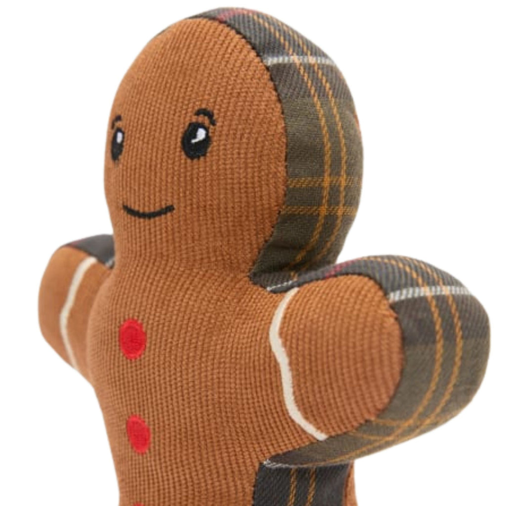 Barbour Gingerbread Man Dog Toy - Brown