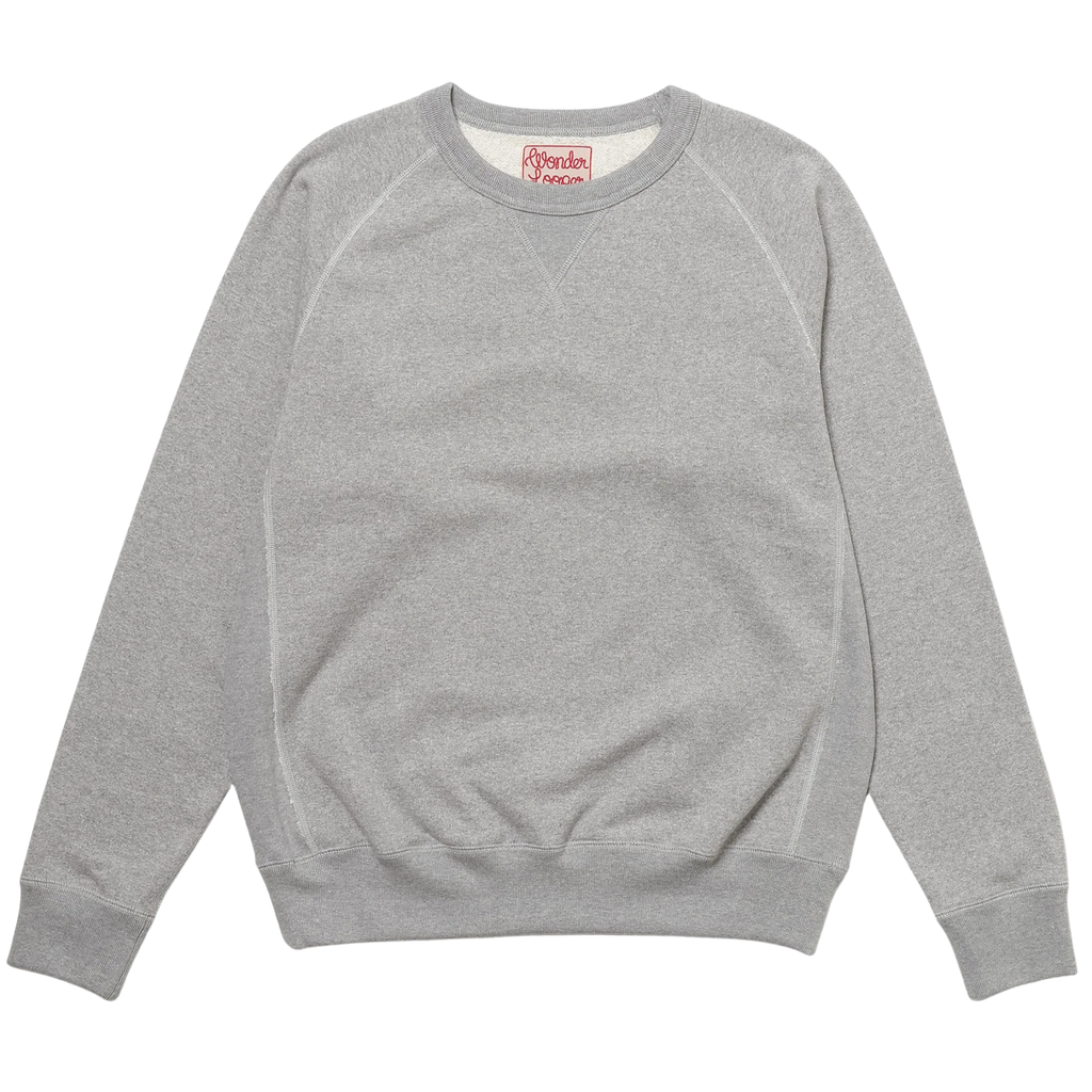Wonder Looper Pullover Crewneck Super Looper French Terry - Heather Grey