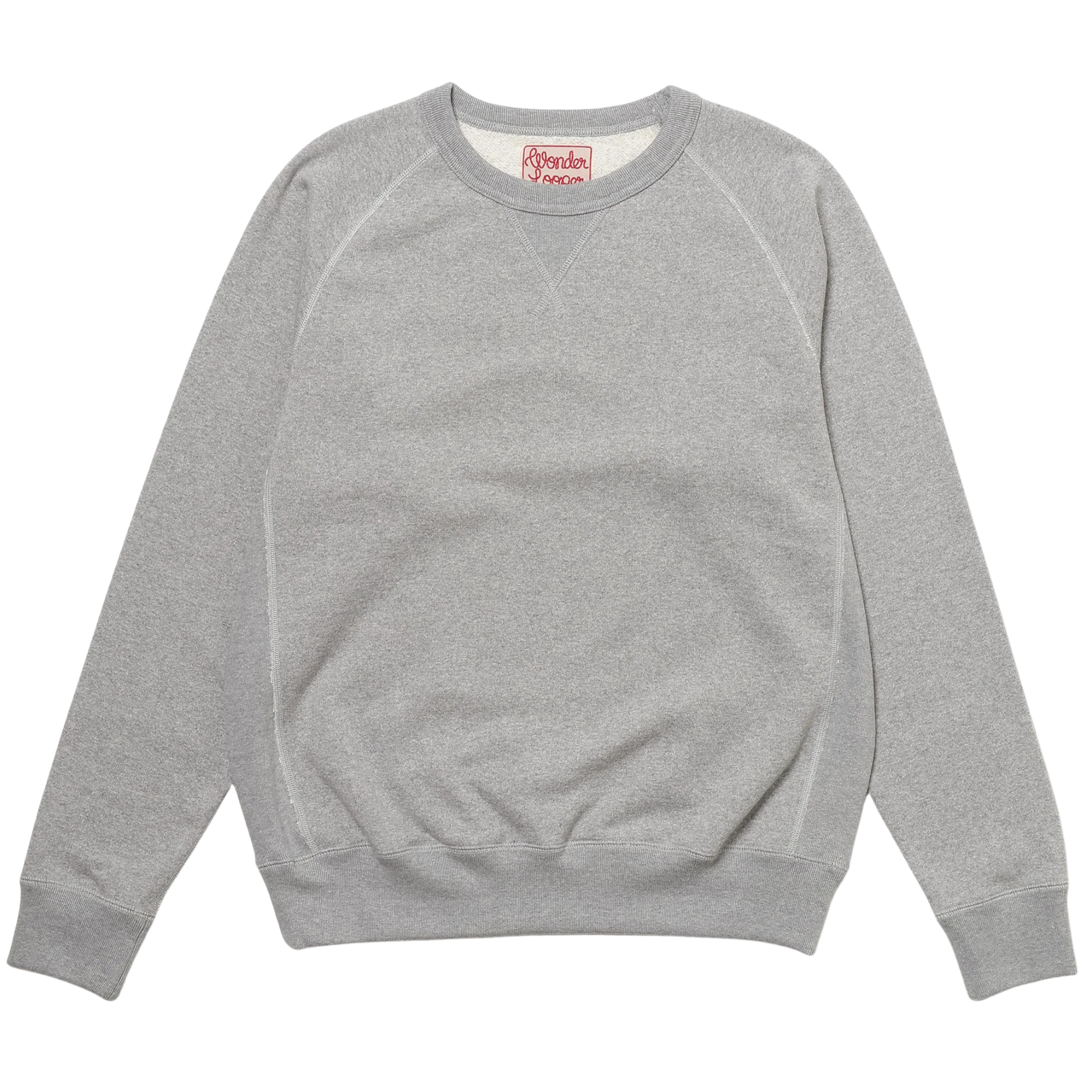 Wonder Looper Pullover Crewneck Super Looper French Terry - Heather Grey