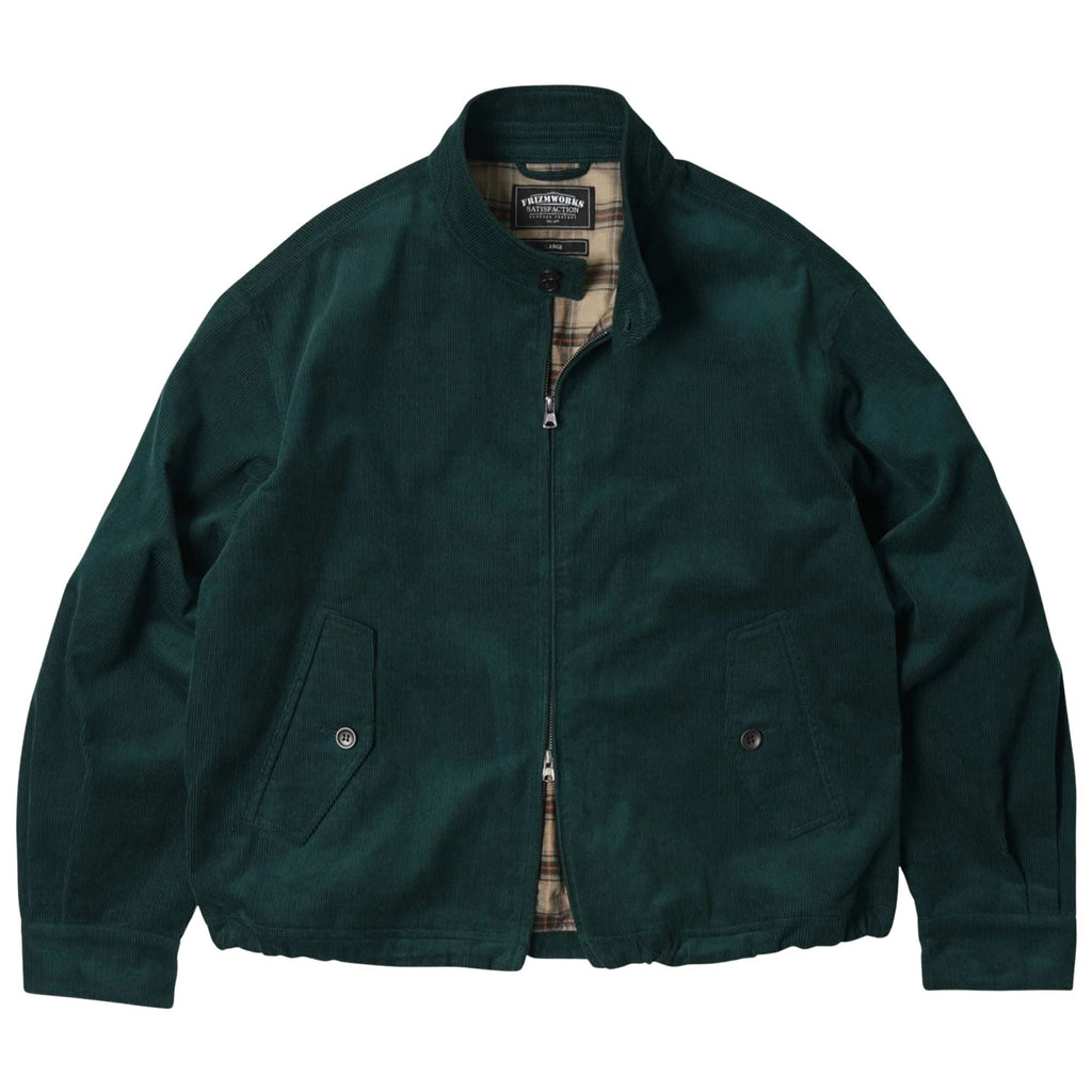 FrizmWORKS Corduroy Buddy Harrington Jacket - Dark Green