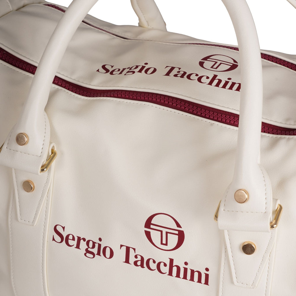 Sergio Tacchini x Stuarts x Stuarts Jorno Gym Holdall - Buttercream/Merlot