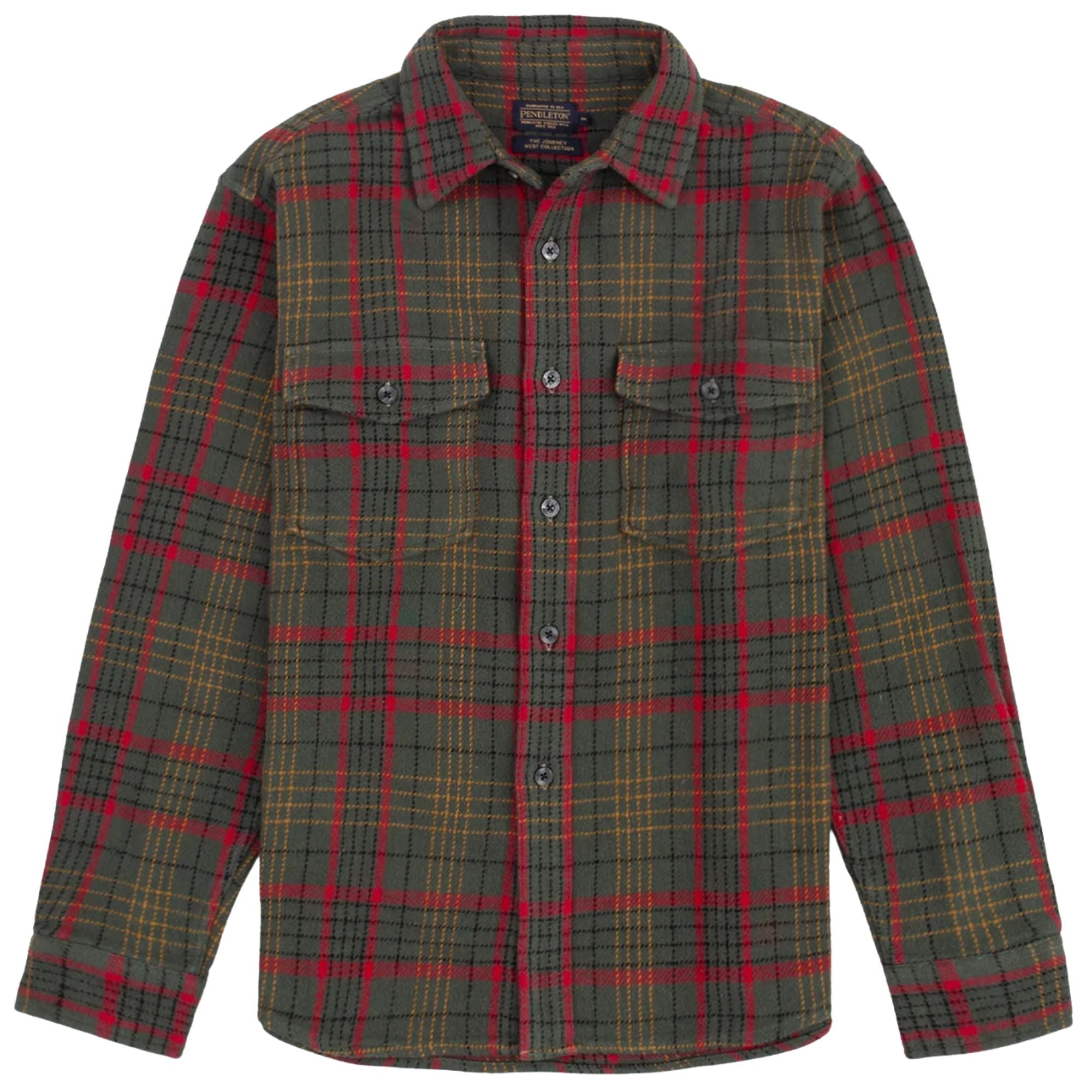 Pendleton Woolen Mills Big Pocket Shirt - Green