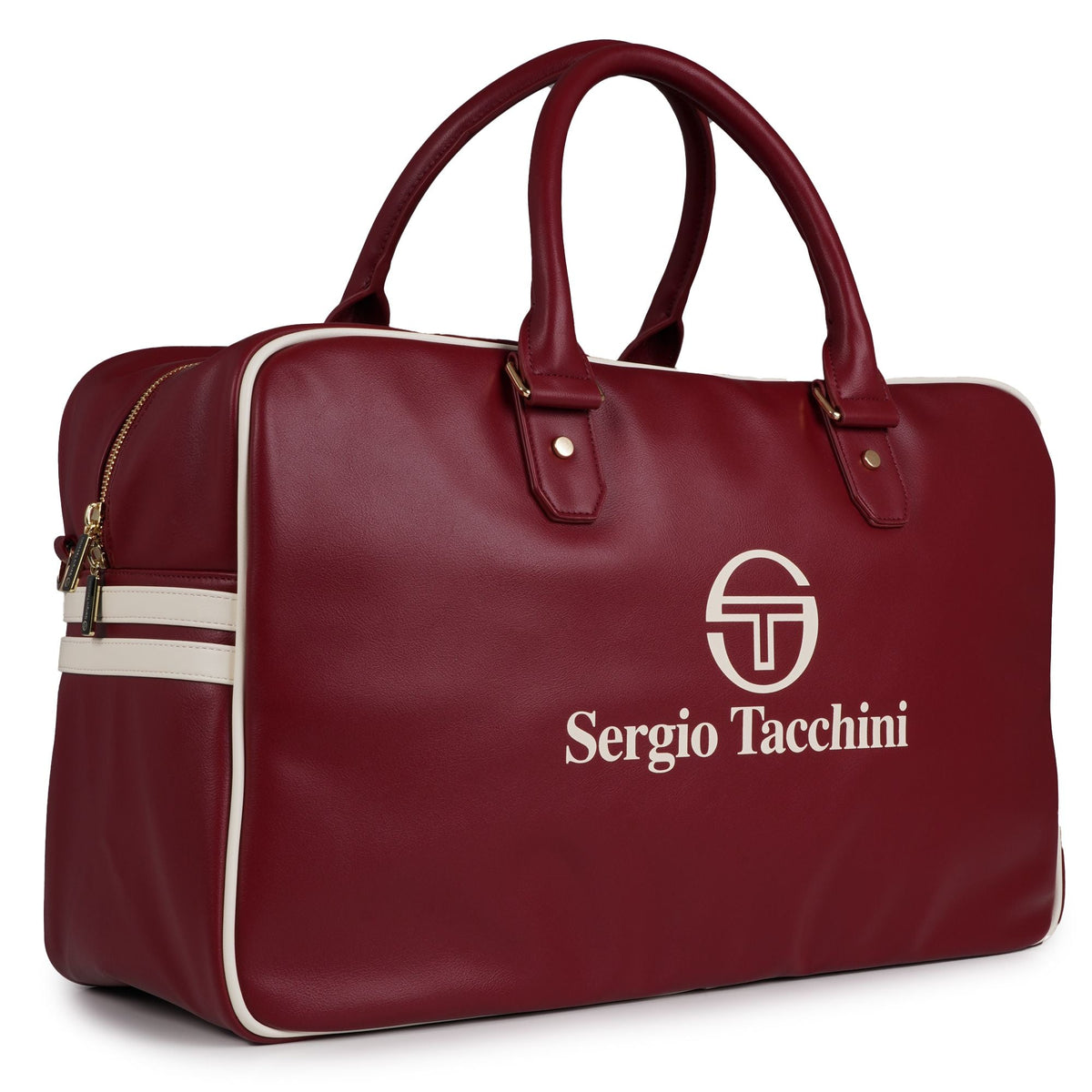 Sergio Tacchini x Stuarts Railton Holdall - Merlot/Buttercream