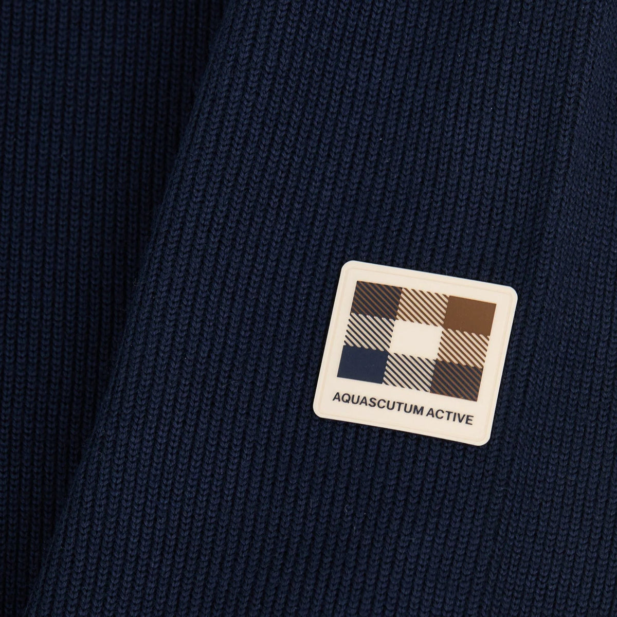 Aquascutum Tubolar FZ Sweater - Navy