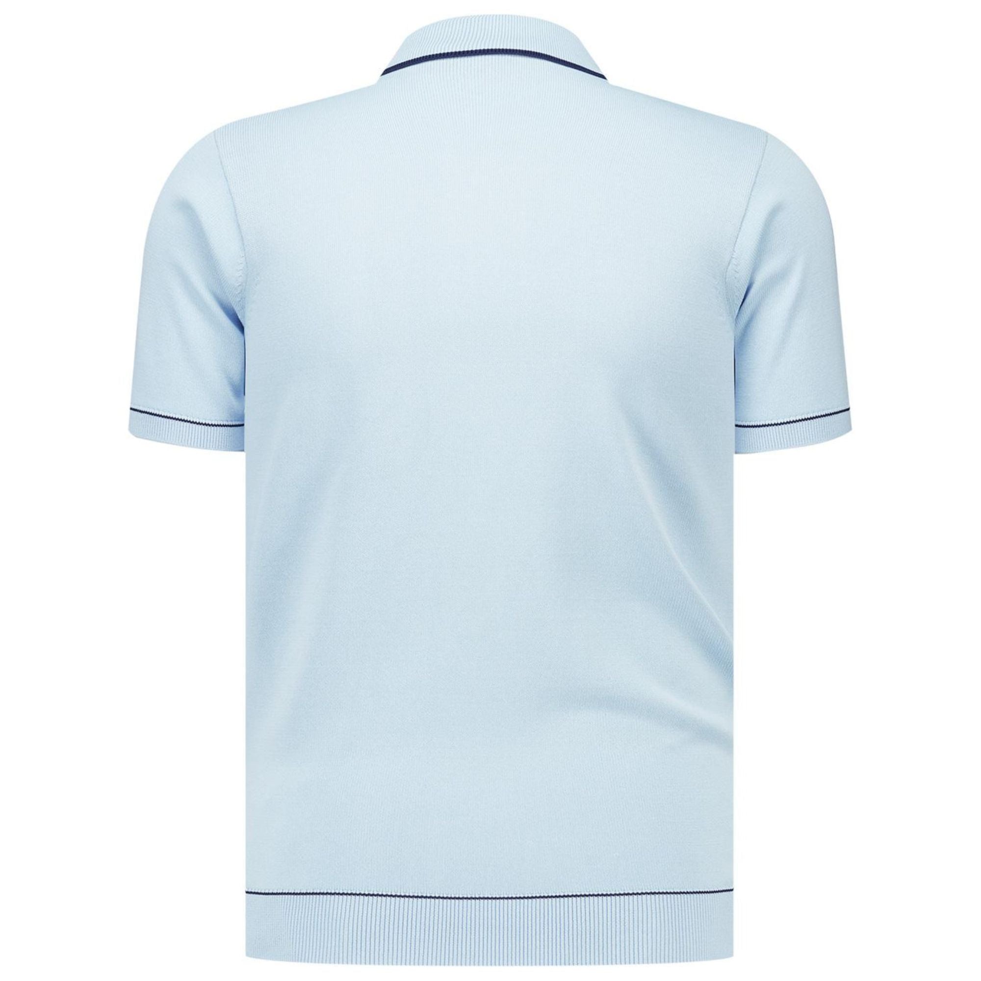 Gabicci Vintage Di Lello Knit Polo - Surf