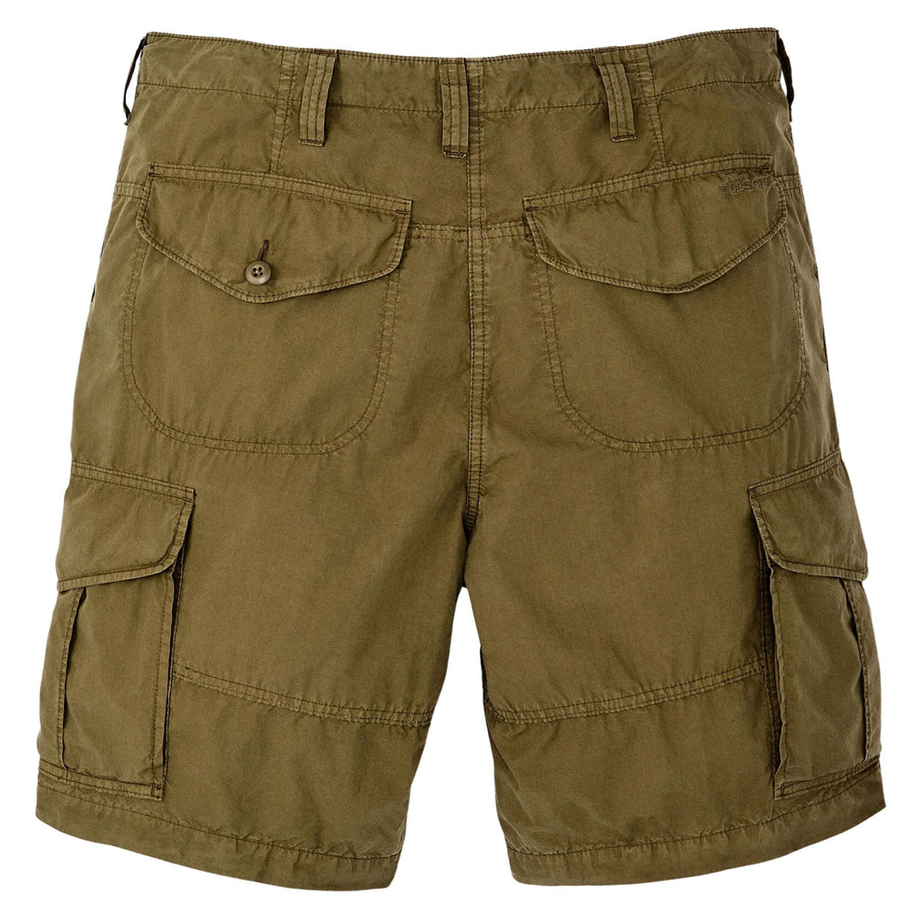 Filson Tropical Poplin Cargo Shorts - Mili Olive
