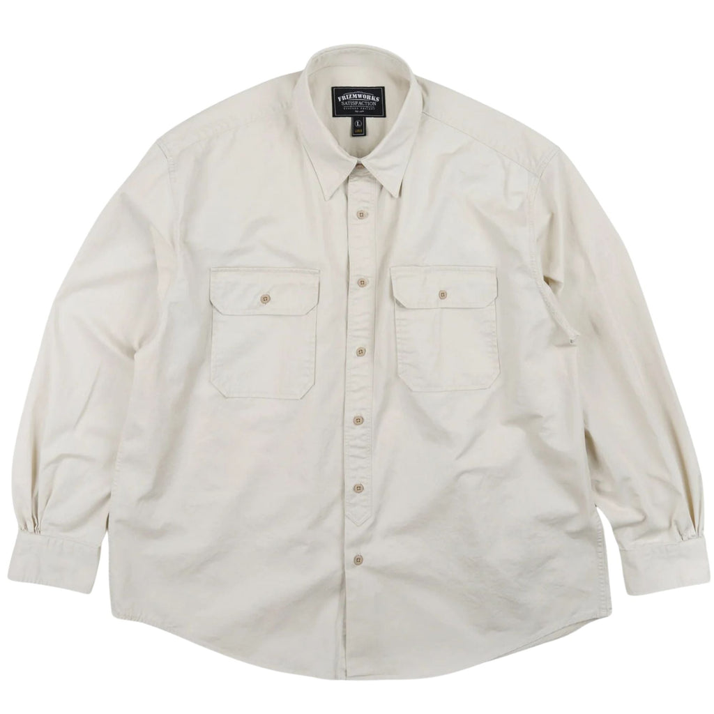 FrizmWORKS Chino Officer Shirt - Ivory