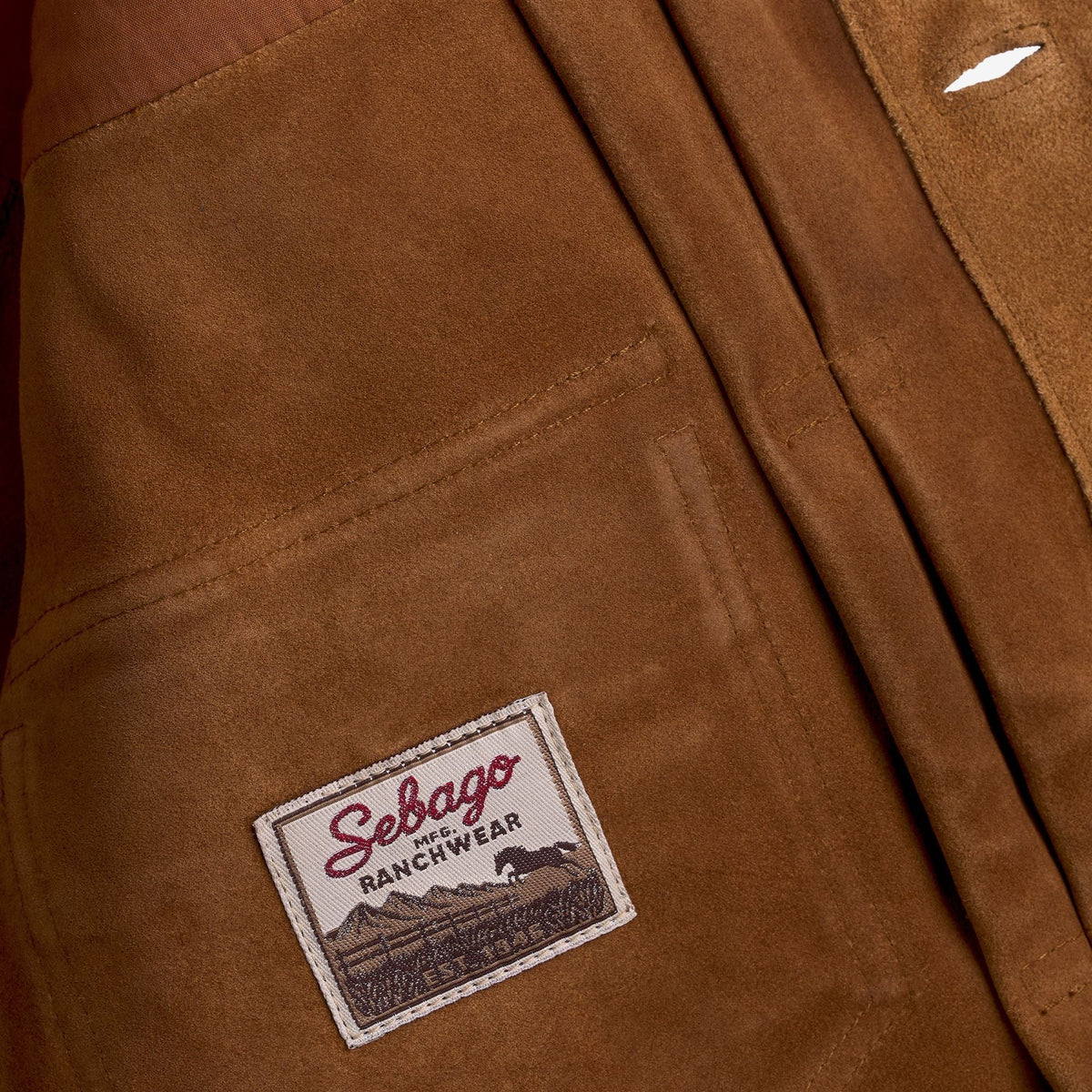 Sebago  Pineland Suede Short Jacket - Brown Sierra