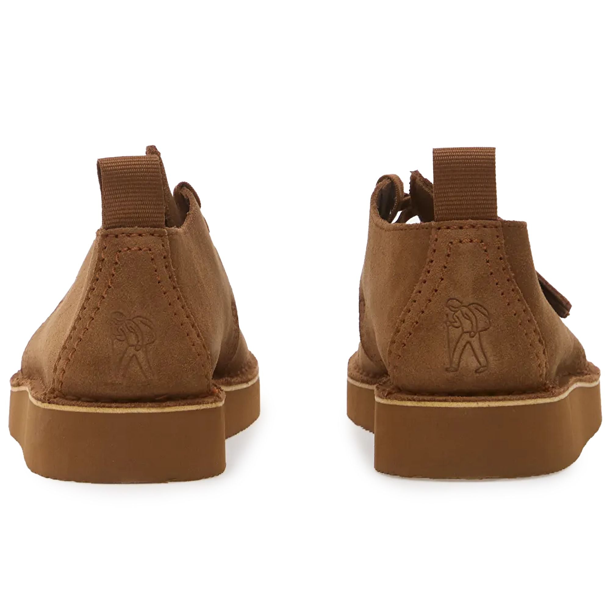 Clarks Originals Desert Treck Shoes - Cola Suede