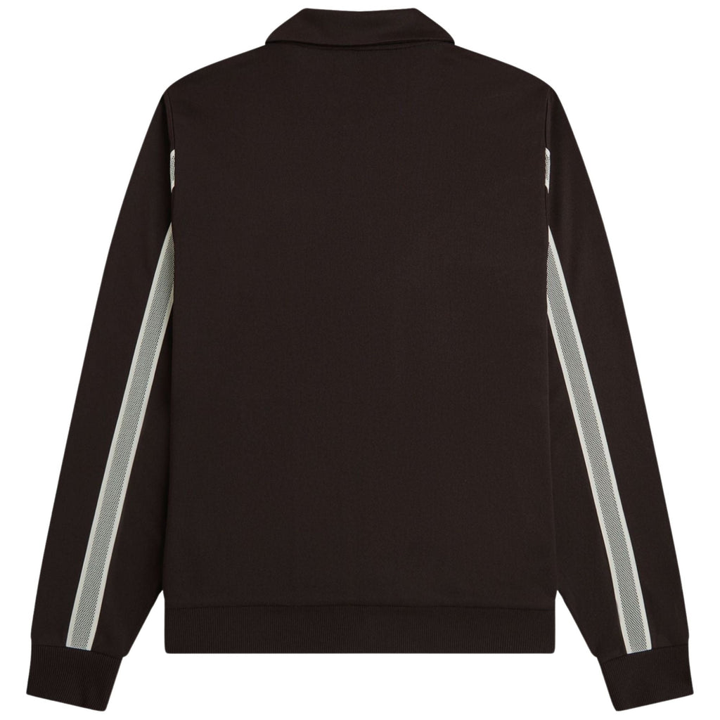 Fred Perry Tennis Tape Track Jacket - Rich Brown