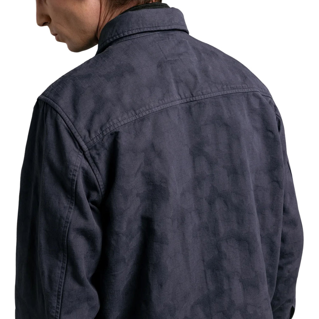 Kestin Jacquard Ripstop Cotton Tyndrum Jacket  - Navy