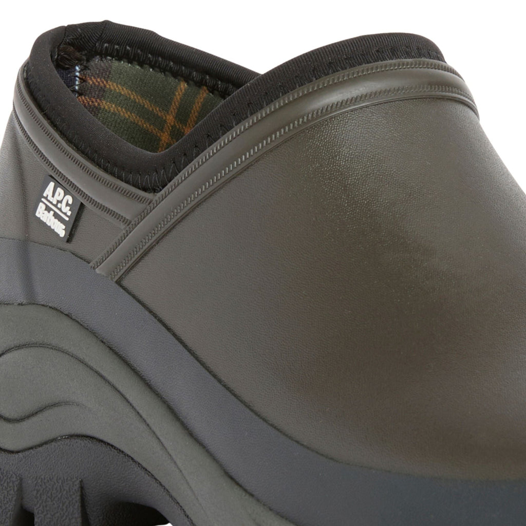 Barbour x A.P.C Clog - Dark Sage