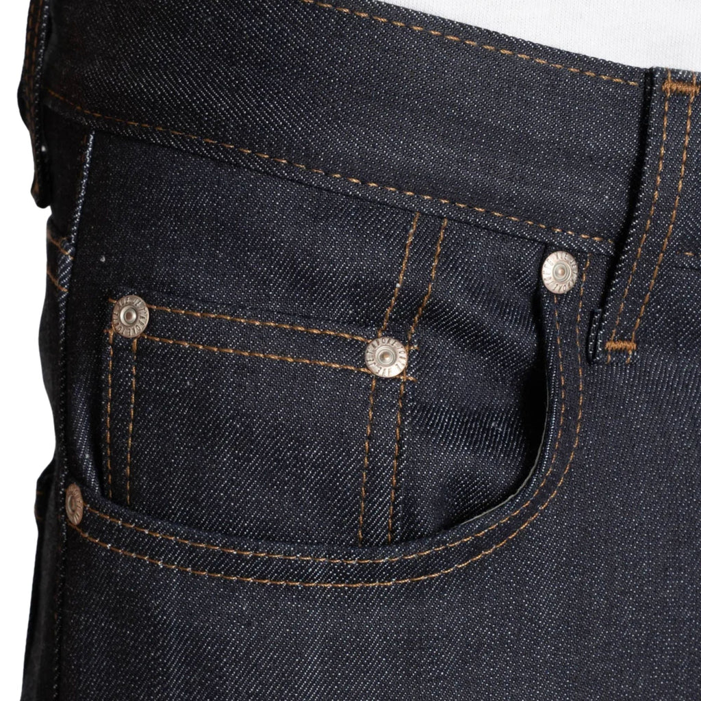 Naked and Famous Denim Super Guy Cashmere Blend Stretch Denim - Indigo