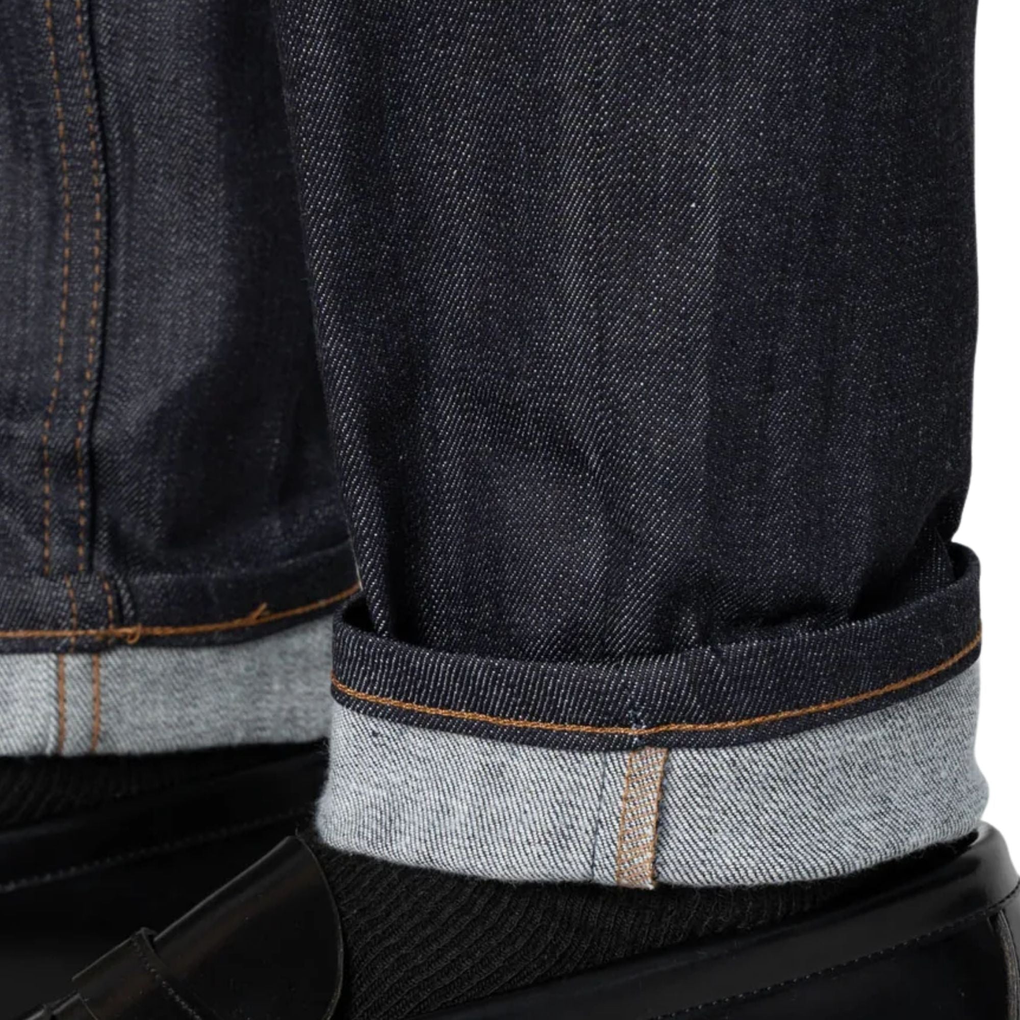 Naked and Famous Denim Super Guy Cashmere Blend Stretch Denim - Indigo