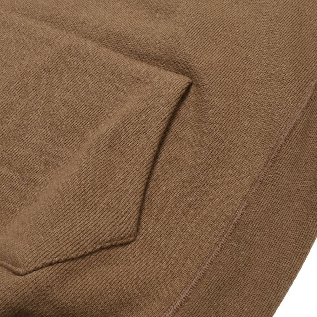 Wonder Looper Double Heavyweight Iron Mordant Foxfibre Pullover Hoodie - Brown
