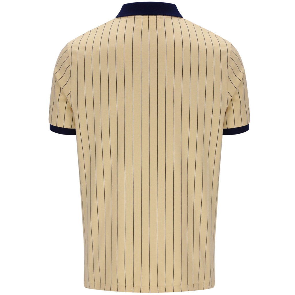 Fila Vintage BB1 Classic Vintage Striped Polo Shirt - Classic Beige