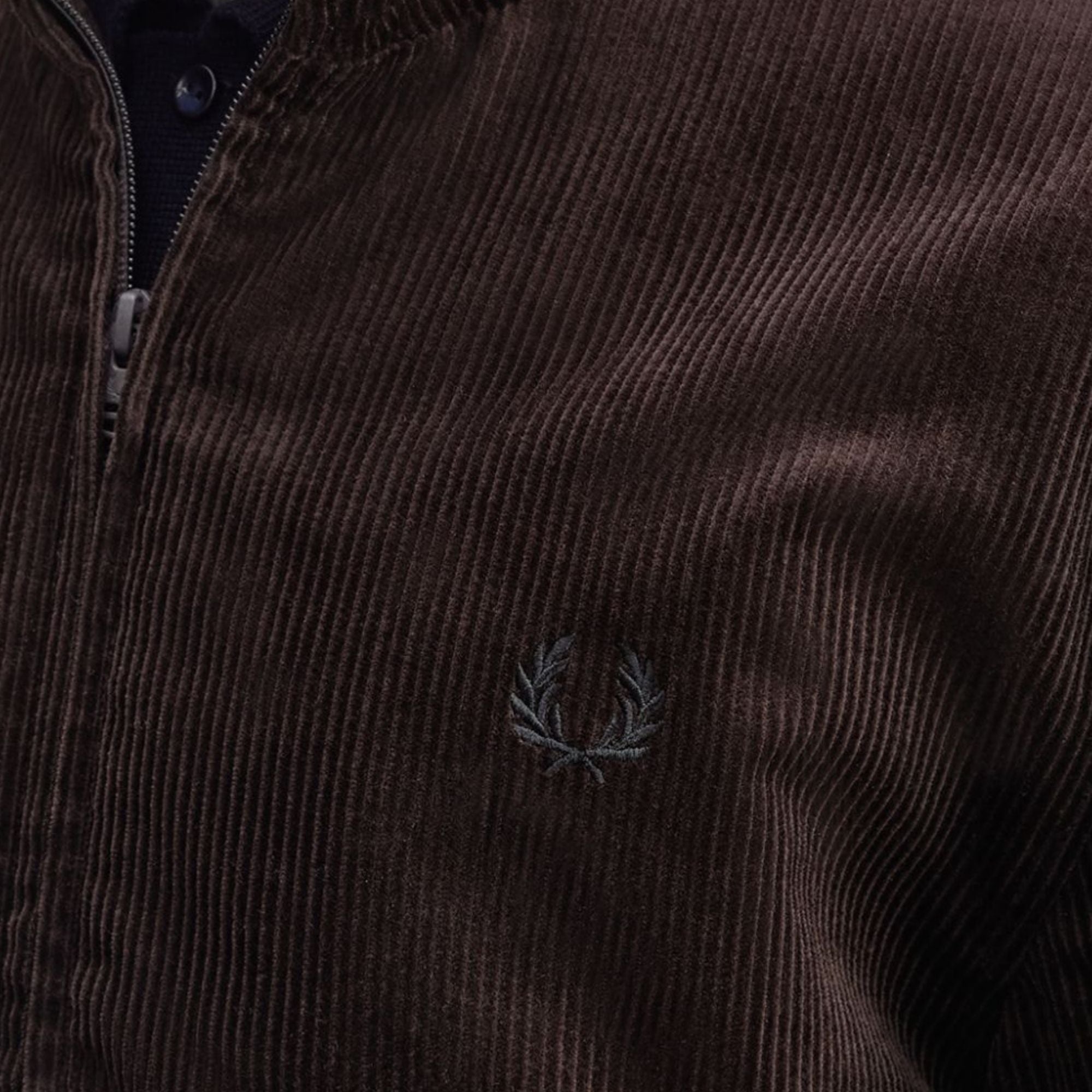 Fred Perry Cord Brentham Jacket - Rich Brown