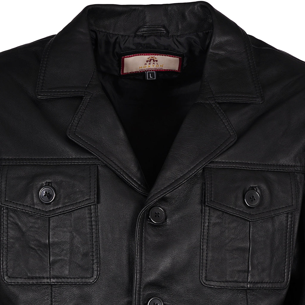 Real Hoxton Safari Jacket - Black