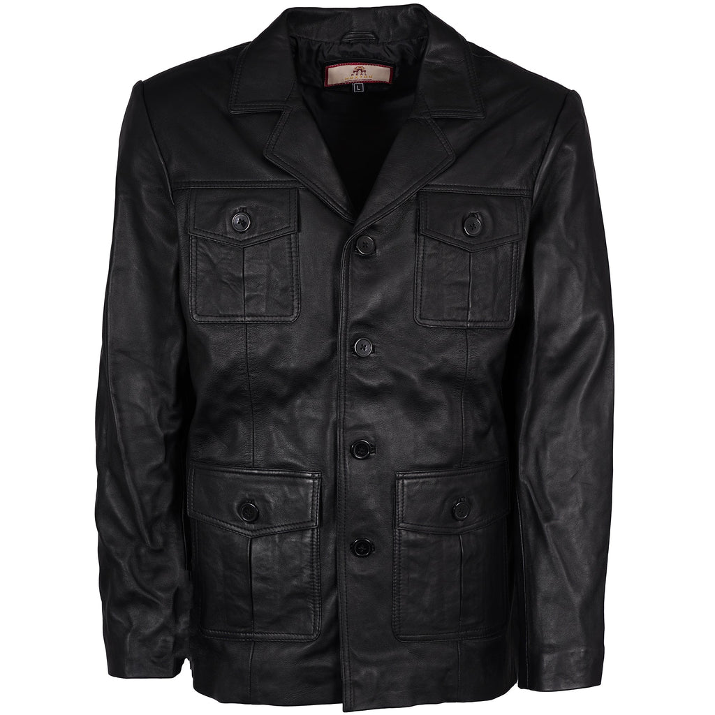 Real Hoxton Safari Jacket - Black