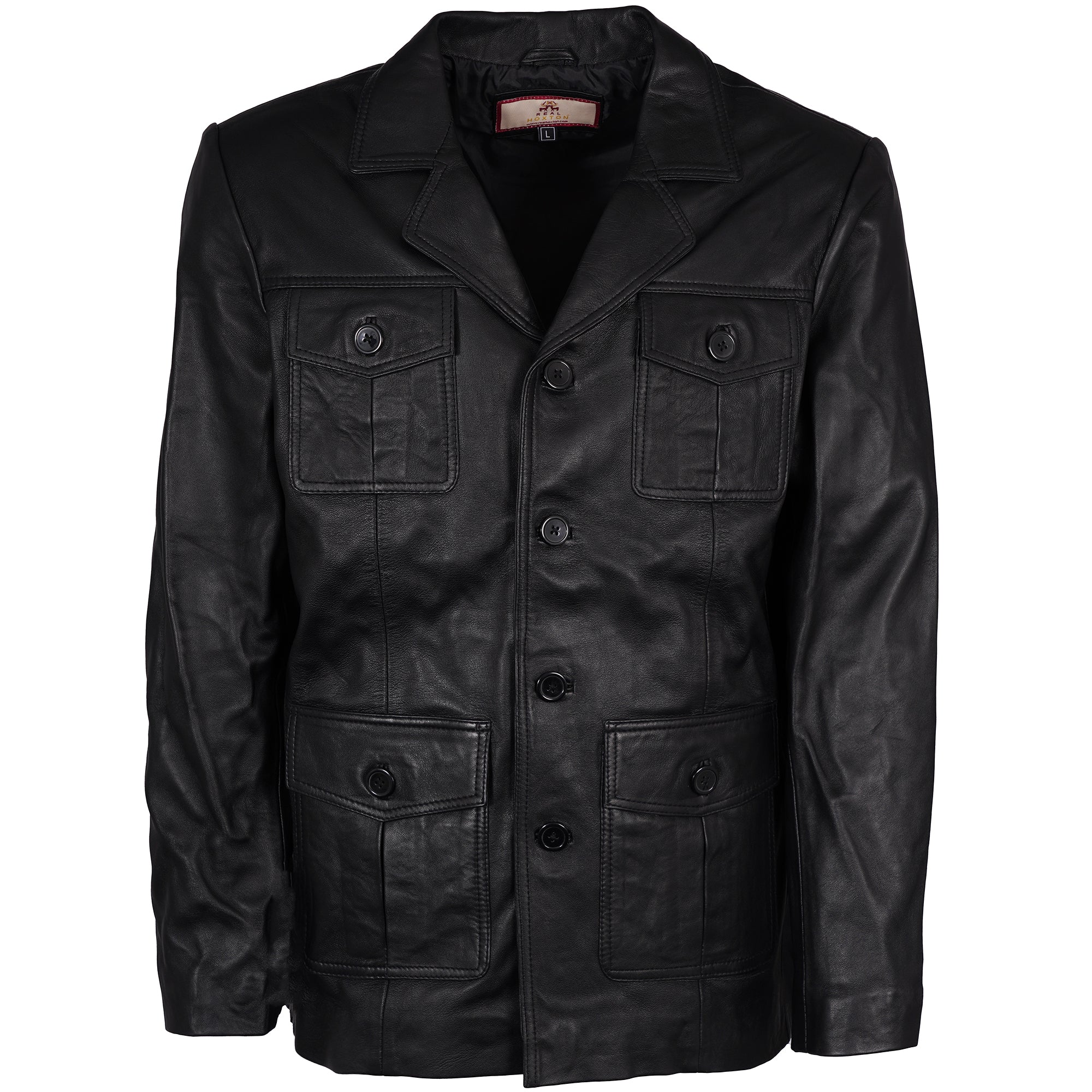 Real Hoxton Safari Jacket - Black